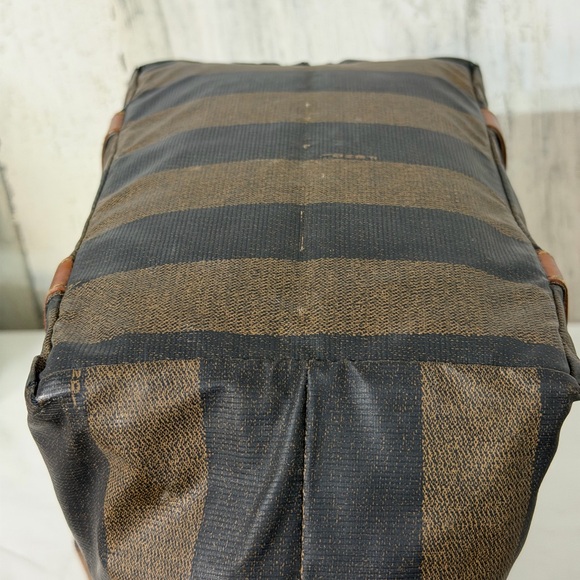 Fendi Pequin Vintage Coated Nylon Canvas Bag - Picture 7 of 10